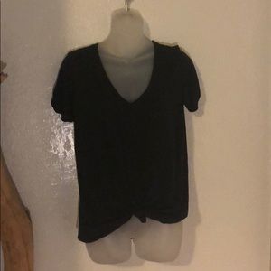 Theory black top size small